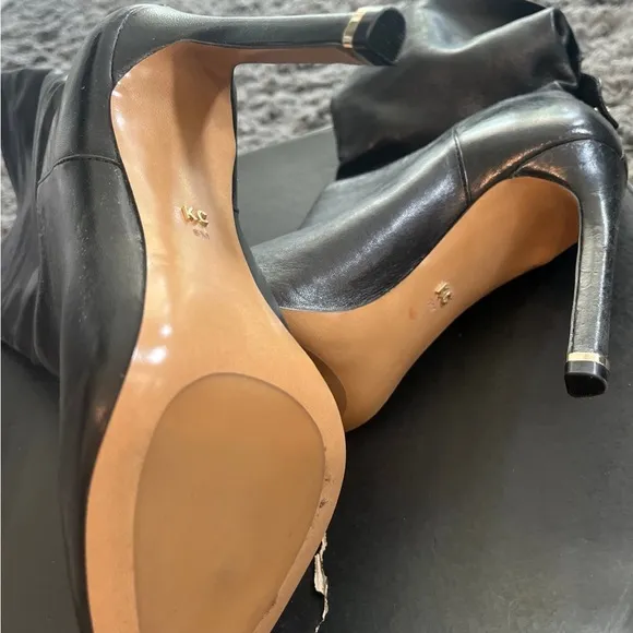 NEW KENNETH COLE NEW YORK LEATHER HEEL BOOTS