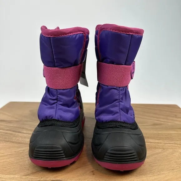 New Kids Kamik Snowbug 5 Insulated Faux Fur Lined Waterproof Snow Boots Size 7 C