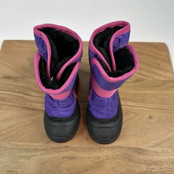 New Kids Kamik Snowbug 5 Insulated Faux Fur Lined Waterproof Snow Boots Size 7 C