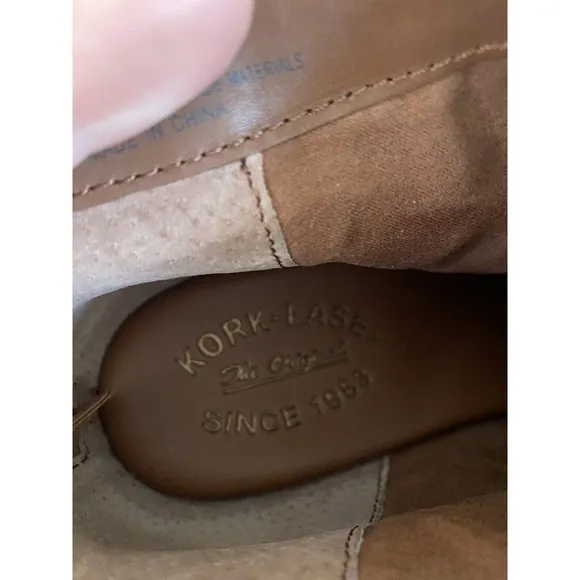 New Kork-Ease Womens Kissel Leather Boots Sz 6.5 Bootie in Dhiaphano K41411 Nude