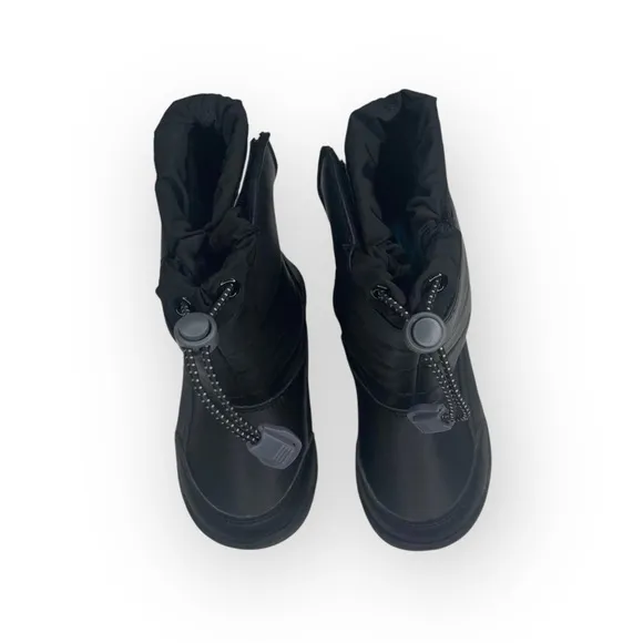 new Lands End ❄︎ Waterproof Winter Snow Boot ❄︎ Black ❄︎ Unisex Toddler 8 ❄︎