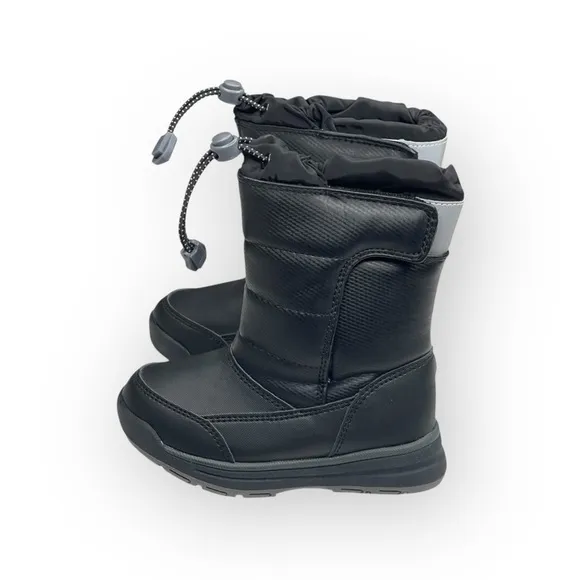 new Lands End ❄︎ Waterproof Winter Snow Boot ❄︎ Black ❄︎ Unisex Toddler 8 ❄︎