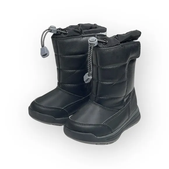 new Lands End ❄︎ Waterproof Winter Snow Boot ❄︎ Black ❄︎ Unisex Toddler 8 ❄︎