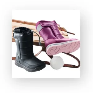 new Lands End ❄︎ Waterproof Winter Snow Boot ❄︎ Black ❄︎ Unisex Toddler 8 ❄︎