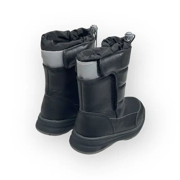 new Lands End ❄︎ Waterproof Winter Snow Boot ❄︎ Black ❄︎ Unisex Toddler 8 ❄︎