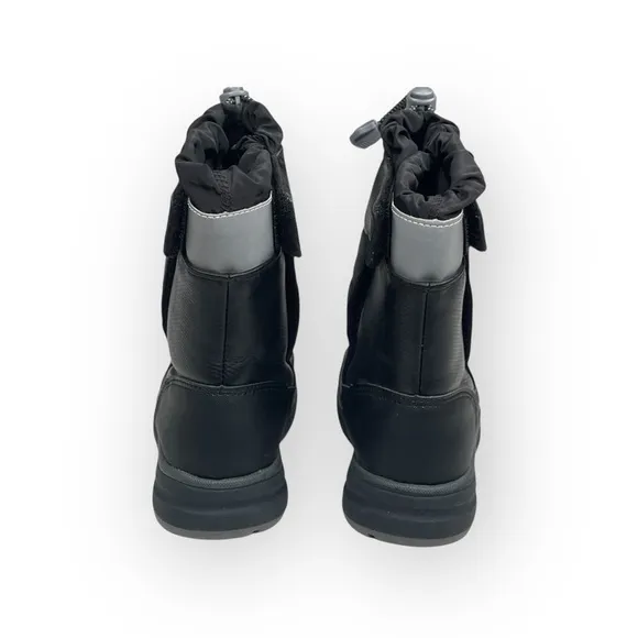 new Lands End ❄︎ Waterproof Winter Snow Boot ❄︎ Black ❄︎ Unisex Toddler 8 ❄︎
