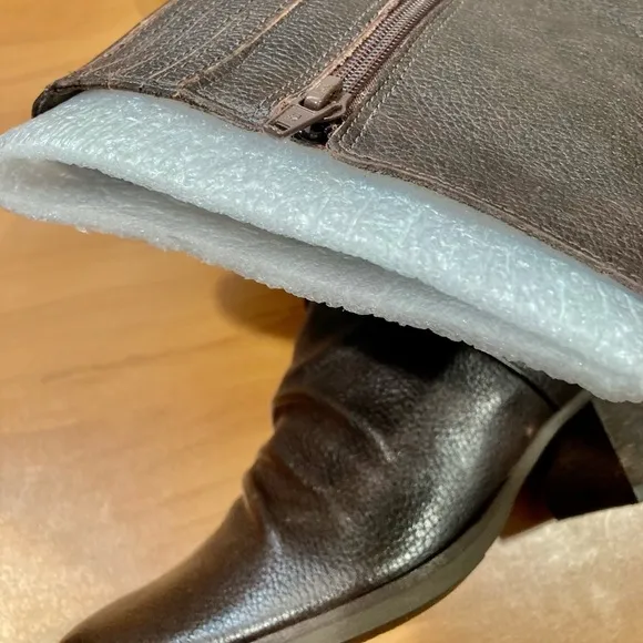 New Matisse Brown Pebble Leather Riding Boots