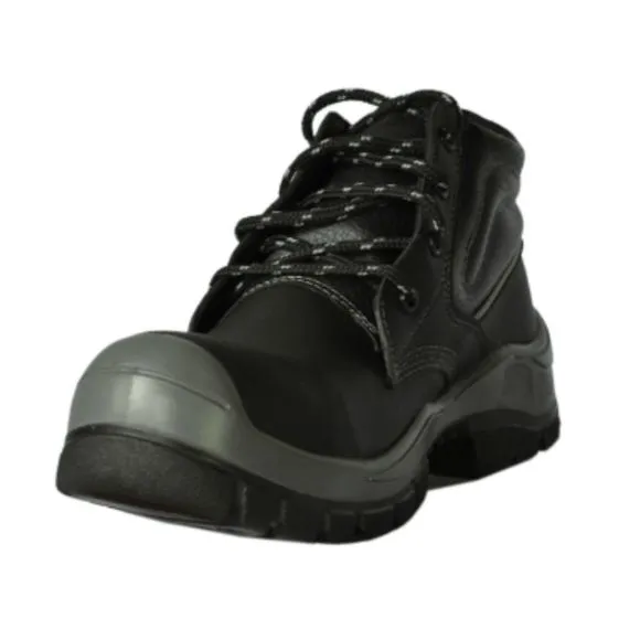 NEW MENS SAFETY WORK BOOTS- IMPACT &amp; SLIP RESISTANT, WATERPROOF | BLACK SIZE 8.5