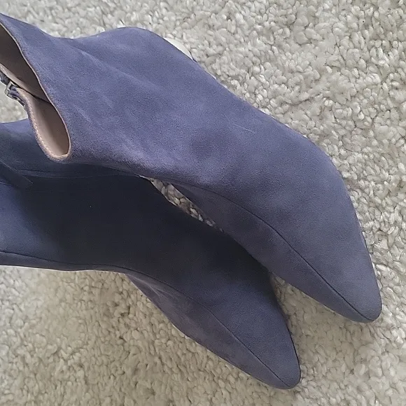 NEW MOTHER OF PEARL LONDON suede ankle boots size 40 US 9