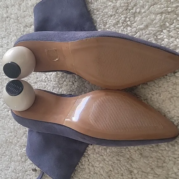 NEW MOTHER OF PEARL LONDON suede ankle boots size 40 US 9