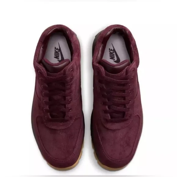 NEW Nike Air Max Goadome Deep Burgundy Gum Men's Suede Boots 865031-602 9-12