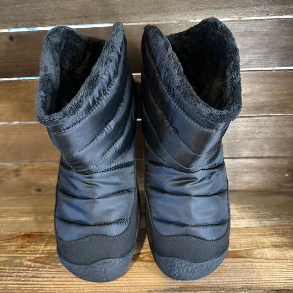 New NWOB Mens‎ Keen Howser Fold Down Black Lined Winter Snow Boots Size 11 M