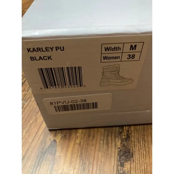 New Pajar Women's Karley Snow Boots - Waterproof Insulated Black EUR 38 US 7-7½