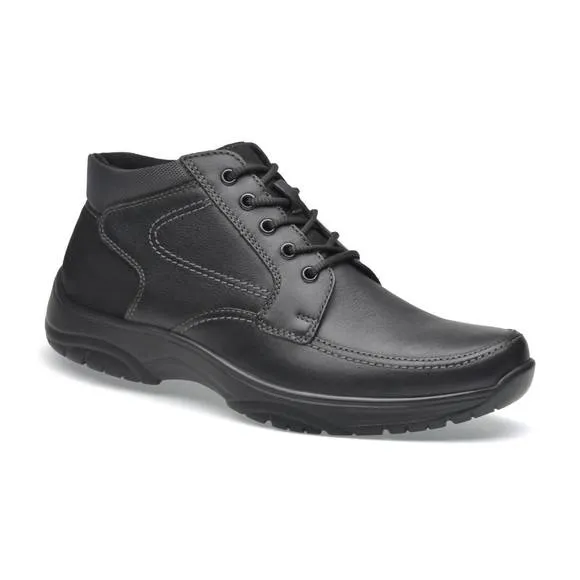 NEW PAZSTOR men's boots low ankle cowhide leather jonas in black