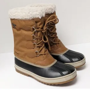 NEW Sorel 1964 PAC Nylon Winter Boots Faux Fur Snow Boots Size 10 Mens