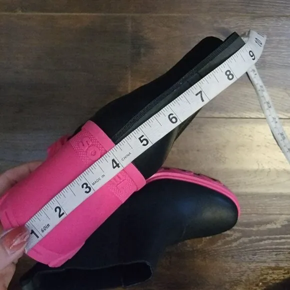 New Sorel Brex Heel Chelsea Boots Womens 9 Black Pink Whimsigoth Outdoors City