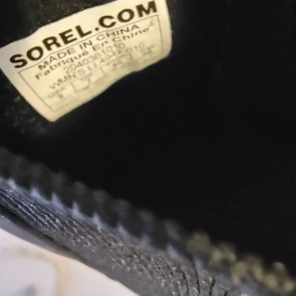 New Sorel Brex Heel Chelsea Boots Womens 9 Modern Retro Gogo Vibes City Chic