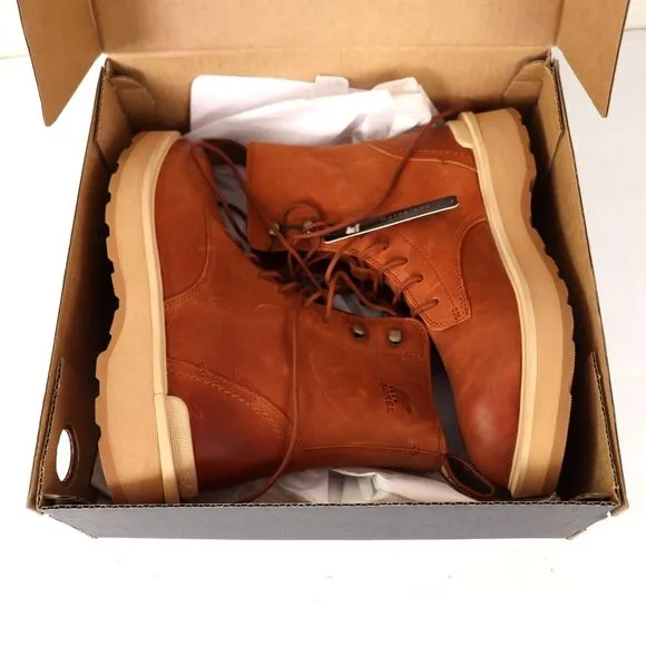 NEW Sorel Hi Line Waterproof Leather Lace up Boots size 9