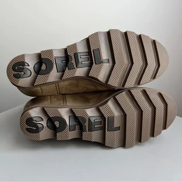 New Sorel Joan of Arc Wedge II Boots Ash Brown Waterproof Winter Boots