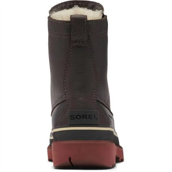 NEW SOREL men's caribou storm waterproof fashion boots in blackened brown