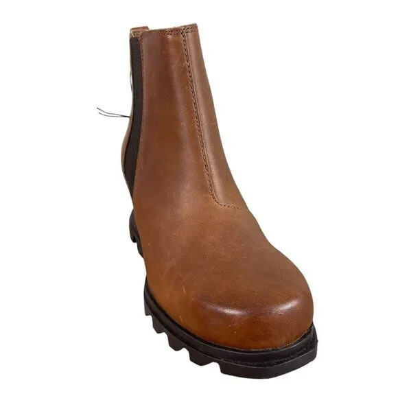 NEW Sorel Womens 6 Joan of‎ Arctic Wedge III Waterproof Chelsea Boots Hazelnut