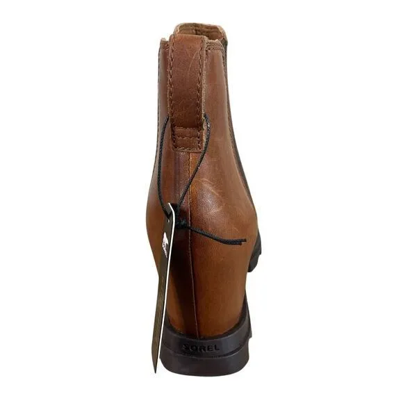 NEW Sorel Womens 6 Joan of‎ Arctic Wedge III Waterproof Chelsea Boots Hazelnut