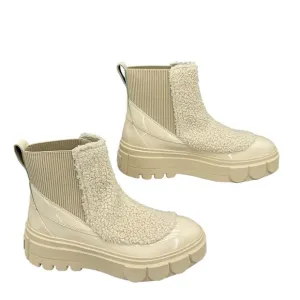 NEW Sorel Women’s Caribou X Waterproof Chelsea Boots Beige Size 5