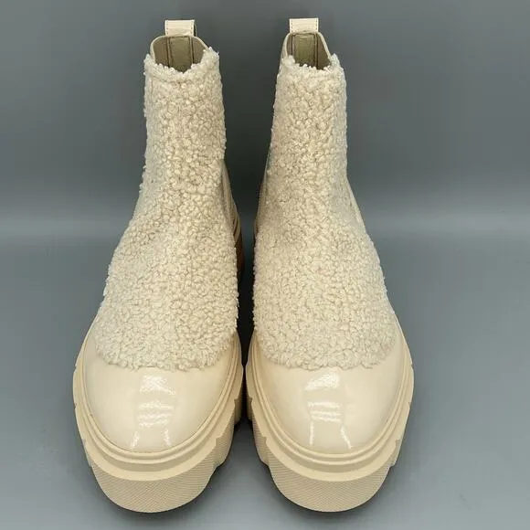 NEW Sorel Women’s Caribou X Waterproof Chelsea Boots Beige Size 5