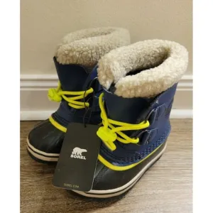 NEW - Sorel Yoot Pac TP Snow Boots Size 8 (13 cm) Kids Blue Boy Girl Waterproof