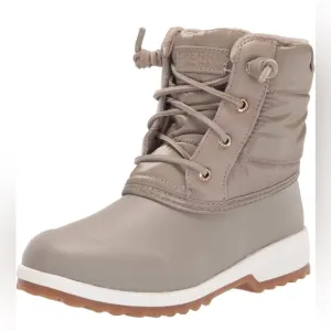 New Sperry Maritime Repel nylon taupe snow boots, size 9