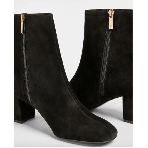 NEW! Ted Baker Neomie Ankle Boots Suede Black EU 40 Women’s US 10