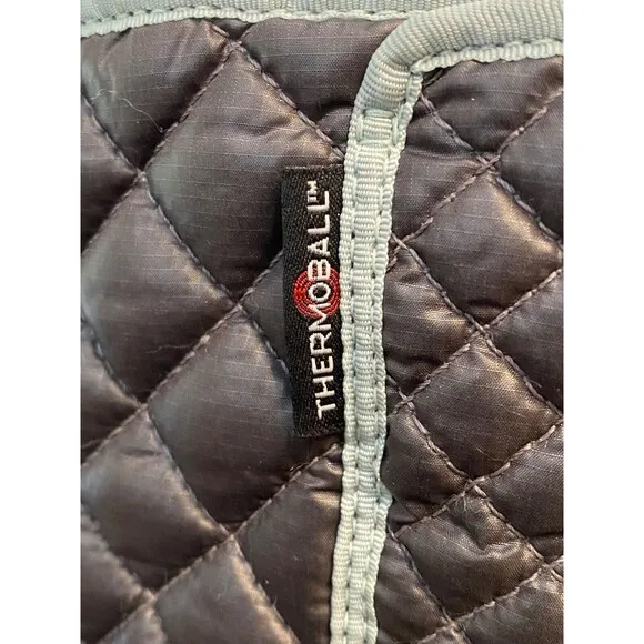 NEW! THE NORTH FACE Womens 5 Snow BOOTS Thermoball Insulated Button Quilted Gray