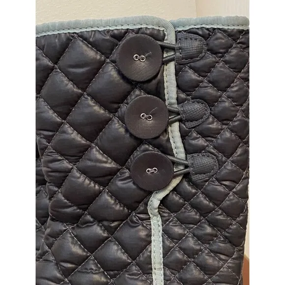 NEW! THE NORTH FACE Womens 5 Snow BOOTS Thermoball Insulated Button Quilted Gray