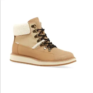 New Toms Mesa womens tan boots waterproof snow bootie shoe size 6