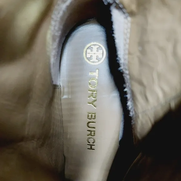 NEW Tory Burch Beige Tan Suede Leena Ankle Boots E763