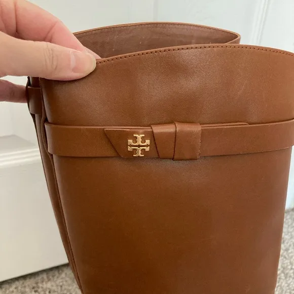 New Tory Burch Brown Leather Riding Boots