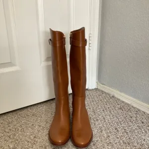 New Tory Burch Brown Leather Riding Boots