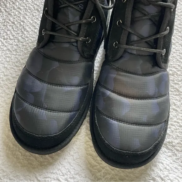 NEW UGG Neumel LTA Peace Camo Boot Black Poppy Men's Lace Up Boots Size 13