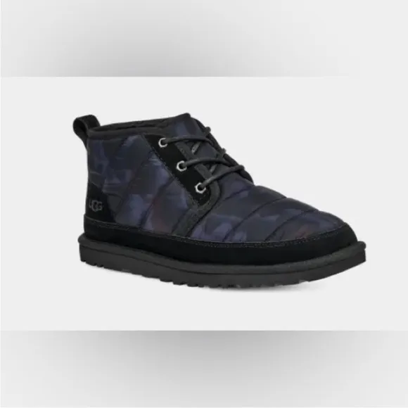 NEW UGG Neumel LTA Peace Camo Boot Black Poppy Men's Lace Up Boots Size 13