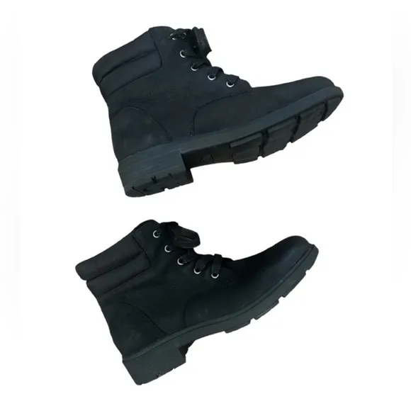 New UGG Women's Harrison Lace Waterproof Leather Boots - Sz 9.5