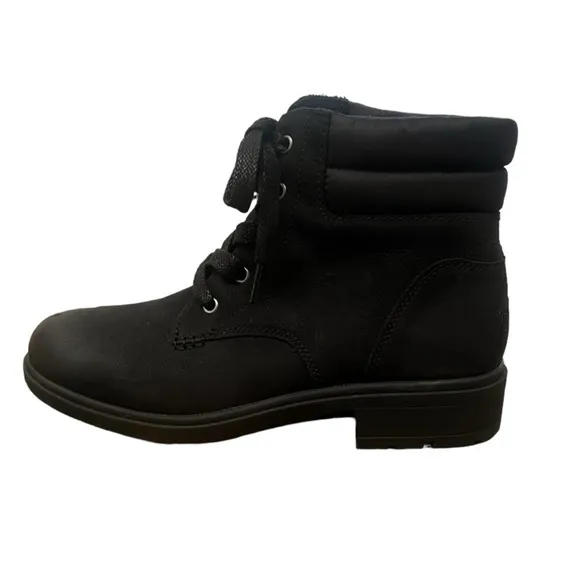 New UGG Women's Harrison Lace Waterproof Leather Boots - Sz 9.5