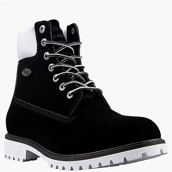 New w/o Box Lugz Convoy Classic 6-inch Faux Suede Lace-Up Lug Sole Chukka Boots
