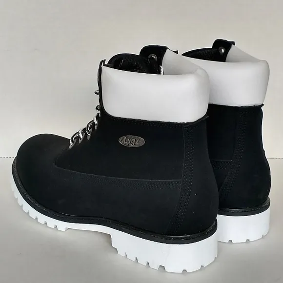 New w/o Box Lugz Convoy Classic 6-inch Faux Suede Lace-Up Lug Sole Chukka Boots