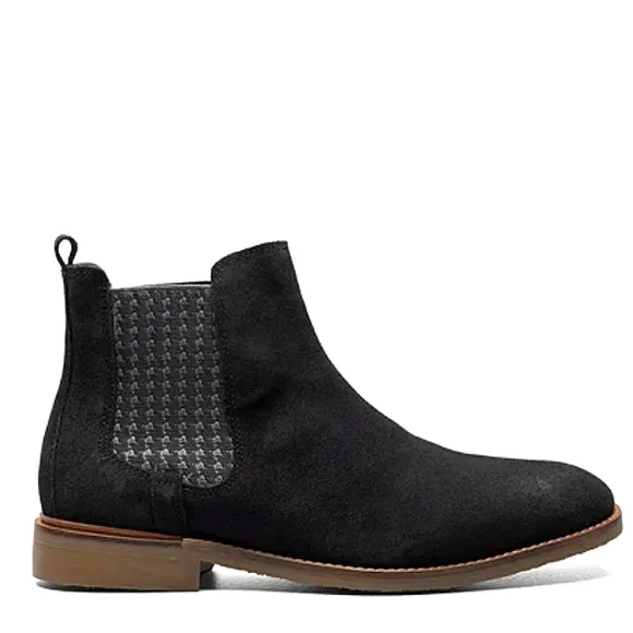 New w/o Box Stacy Adams Gabriel Genuine Suede Pull-On Chelsea Ankle Boots 11.5