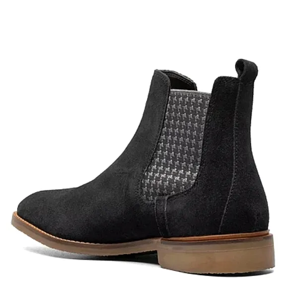 New w/o Box Stacy Adams Gabriel Genuine Suede Pull-On Chelsea Ankle Boots 11.5