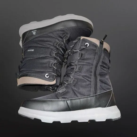NEW Women’s Kamik Black Fleece Lined Lea Mid Winter Snow Boots Size 10