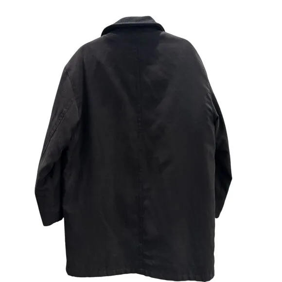 Newport Harbor Mens Jacket Removable Wool Interior and Collar Front Pockets M