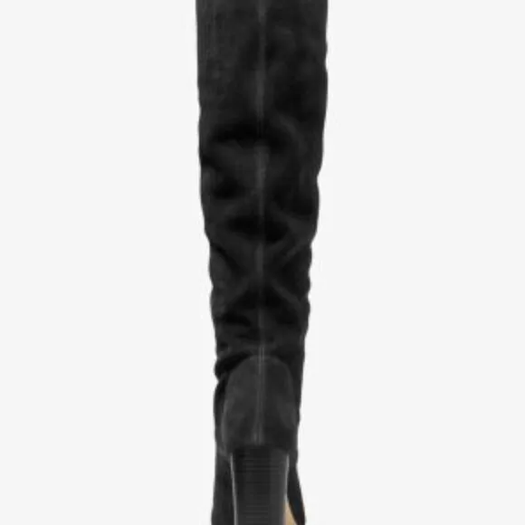NIB Michael Kors Suede Leigh Black Boots 10