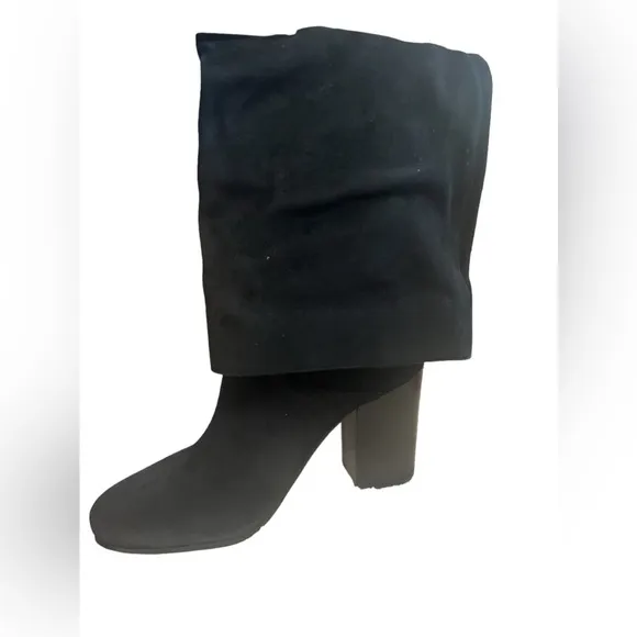NIB Michael Kors Suede Leigh Black Boots 10