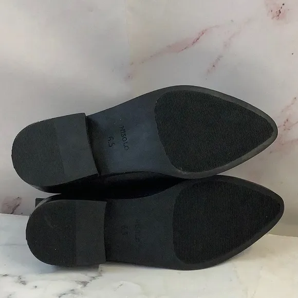 NIB Nisolo Everyday Chelsea Boot - Black and Rubber Size 6.5